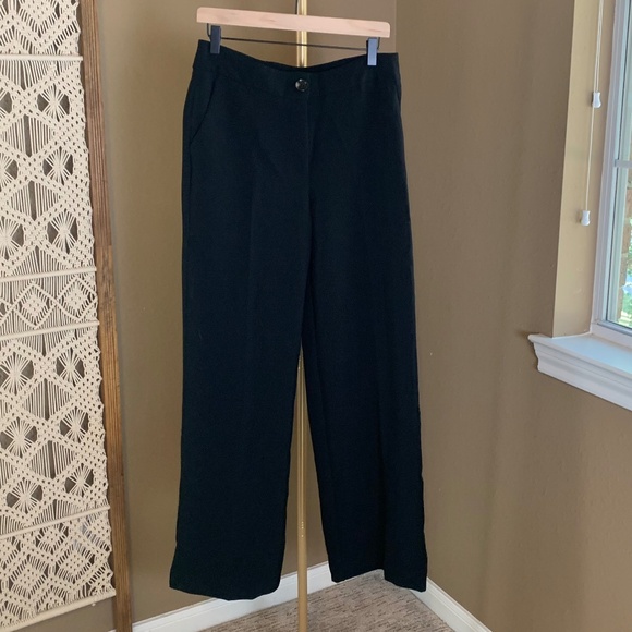 MNG Black Trousers Pants - Women's US Size 6, New with Tags - Picture 1 of 12